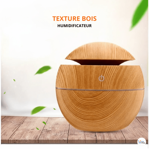 🌿 Mini Humidificateur d’Air Bois EvoZen™ – Calme, pureté & bien - être à chaque respiration 💧 - EvoShop